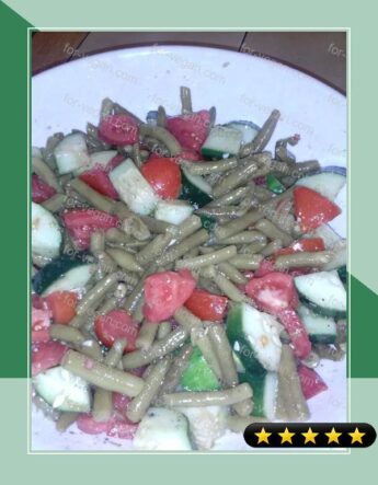 Tomato, Bean, and Cuke Salad recipe
