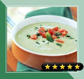 Chilled Avocado and Mint Soup recipe
