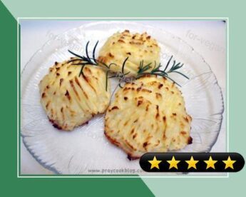 Rosemary Infused Crispy Mashed Potatoes recipe