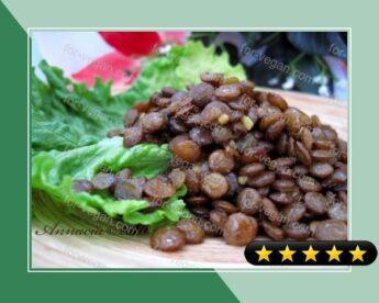 Lentil Salad in Olive Oil With Egyptian Spices recipe