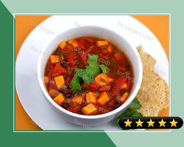 Black Bean and Sweet Potato Soup recipe