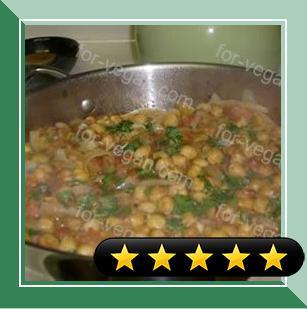 Cholay (Curried Chickpeas) recipe