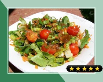Mixed Salad With Hoisin Vinaigrette recipe