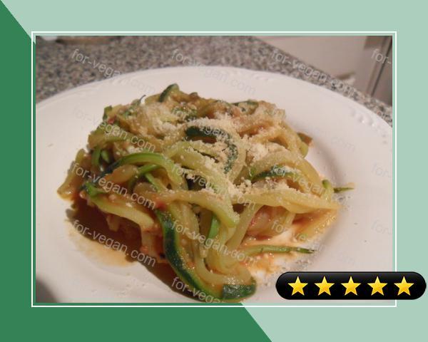 Zucchini 'Spaghetti' recipe