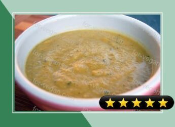 Golden Roasted Beet & Garlic Soup recipe