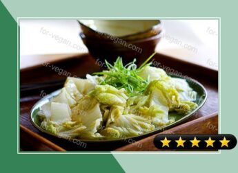 Stir Fried Chinese Napa Cabbage recipe