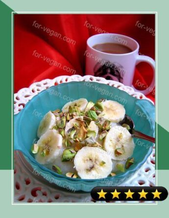 Semolina With Banana & Nuts recipe
