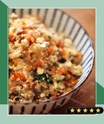 Easy Scrambled Tofu with Lots of Vegetables! recipe