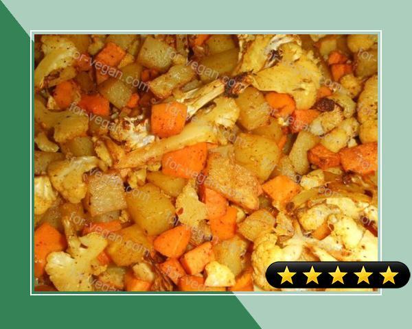 Spicy Potatoes & Cauliflower recipe