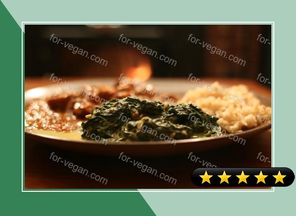 Spinach With Indian Spices recipe