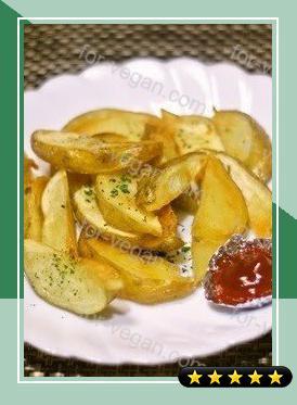 Thick Potato Wedges with Skins recipe