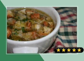 Tasty Spring Soup Called "garmugia" recipe