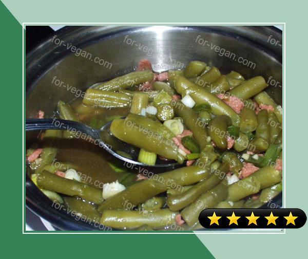 Fancy Tasting Green Beans recipe