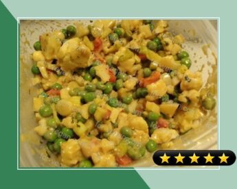 Cauliflower and Baby Pea Salad recipe