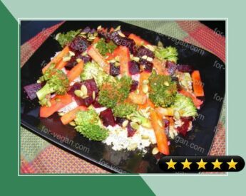 Superfood Salad With Moroccan Dressing recipe