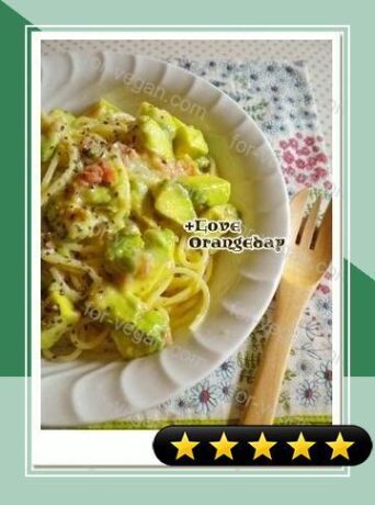 Avocado Cream Pasta with Umeboshi Pickled Plums recipe