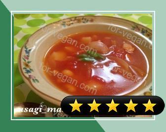 Hot and Warming Minestrone Soup recipe