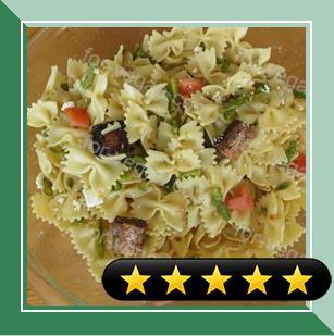 Balsamic Vinegar Tofu and Asparagus Pasta Salad recipe