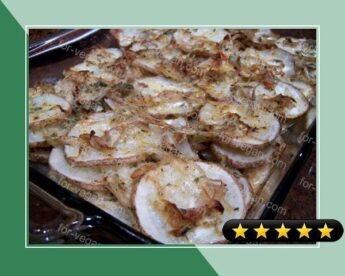 Savoury Onion Potatoes recipe
