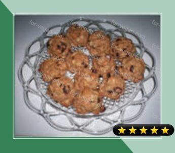 Vegan Oatmeal Cranberry Cookies (Sugar Free) recipe