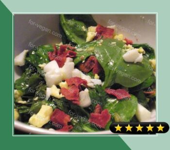 Wilted Spinach Salad recipe