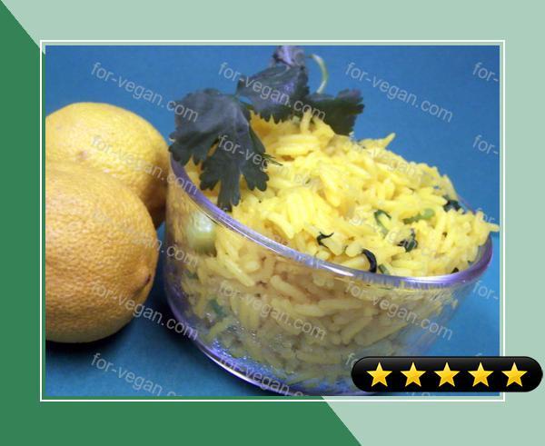 Lemon Cilantro Rice Pilaf recipe
