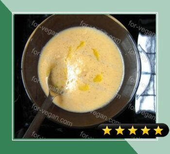 Roasted Cauliflower and Leek Soup recipe