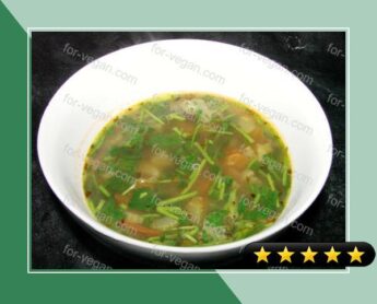 Lentil Soup With Watercress recipe