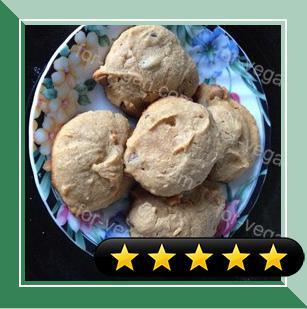 Coconut Flour, Almond Butter, and Raisin Cookies recipe