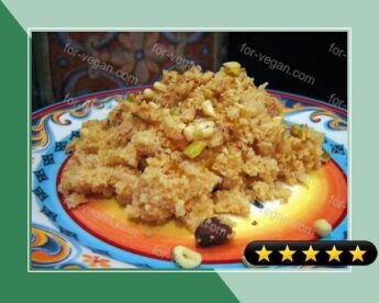 Dessert Couscous With Nuts recipe