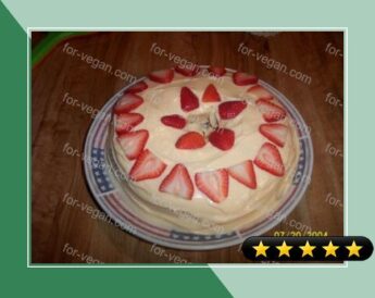 Watermelon, Strawberry & Kiwi Cake with Watermelon Icing recipe