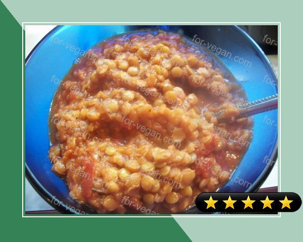 Lentil and Tomato Soup recipe