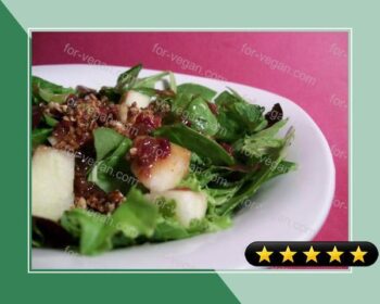 Apple Pecan Salad With Cranberry Vinaigrette recipe
