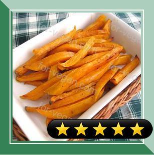 Sweet and Spicy Sweet Potato Baked Fries! recipe
