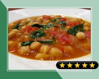 Moroccan Style Chickpea Soup recipe