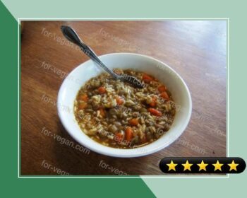 Brown Rice-Lentil Soup recipe