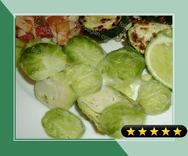 Lime Brussels Sprouts - Delicious! recipe