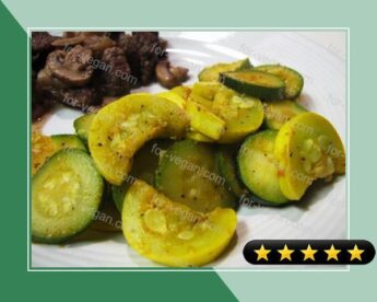 Country Stir-Fried Yellow and Zucchini Squash recipe