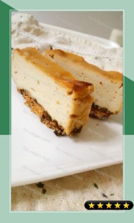 Dense Tofu Baked Cheesecake recipe