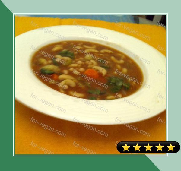 Hearty Vegan Navy Bean Soup recipe