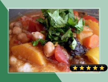 Moroccan Vegetable Stew With Couscous recipe