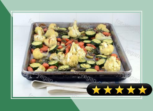 Roasted Cauliflower, Carrots and Zucchini recipe