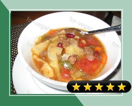 Cabbage & Kidney Bean Soup recipe