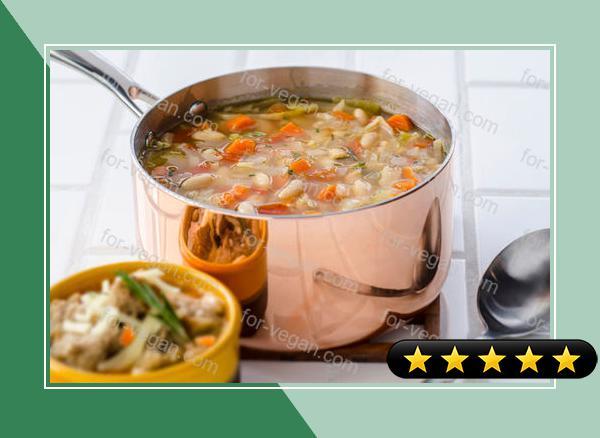 Tuscan White Bean & Vegetable Soup recipe