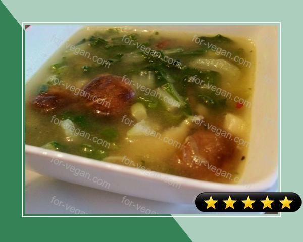 Ch'ing Ts'ai Ma Ku T'ang Mushroom and Cabbage Soup recipe