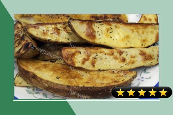 Oven Baked Golden Potato Wedges recipe