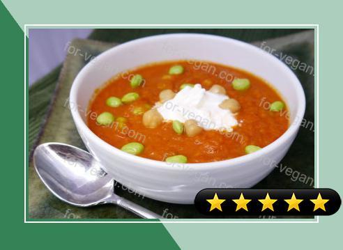 Tomato and Carrot Curry Soup recipe