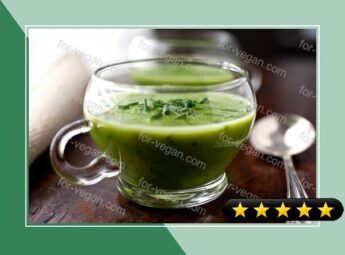 Chilled Pea, Lettuce and Herb Soup recipe
