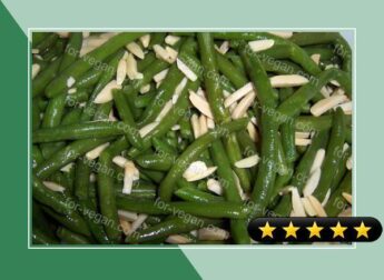 Microwave Green Bean With Almonds recipe