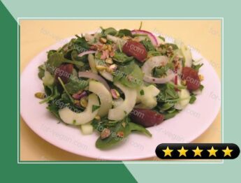 Armenian Spinach Plum Salad recipe